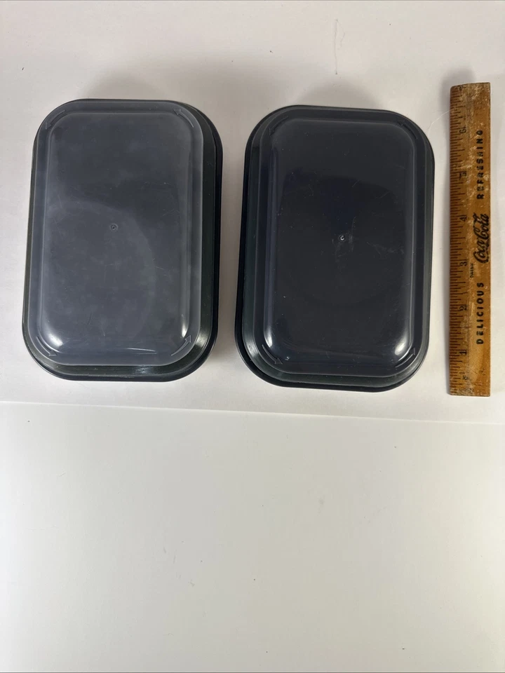 2 OXO Stainless Steel Storage Container Pop Tops 4x6 Inches - Image 2 of 3