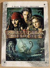 Pirates of the Caribbean: Dead Man's Chest DVD, 2006 Johnny Depp Orlando Bloom