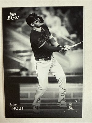 2025 Topps Black & White - Mike Trout #106