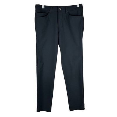 Lululemon ABC Pant Slim Warpstreme Obsidian Men's Size 28 x 27 EUC