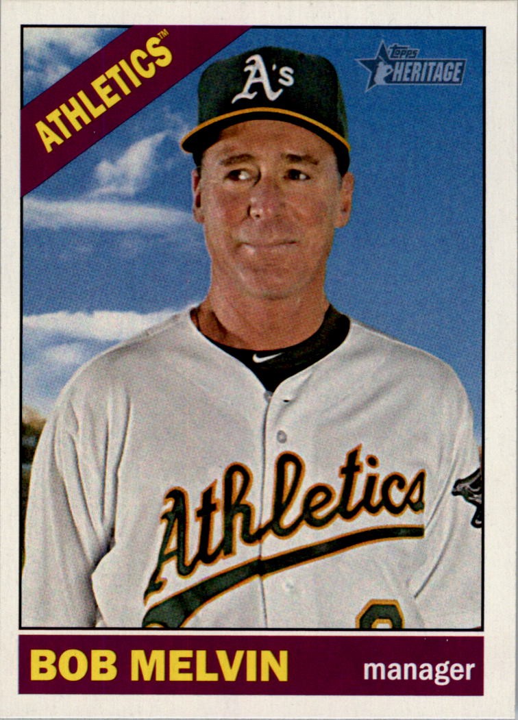 2015 Topps Heritage #34 Bob Melvin MG - BB