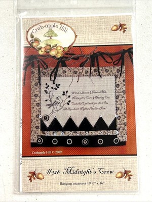 Midnight's Crow #318 Crab-Apple Hill Halloween Sewing Pattern~pre-owned