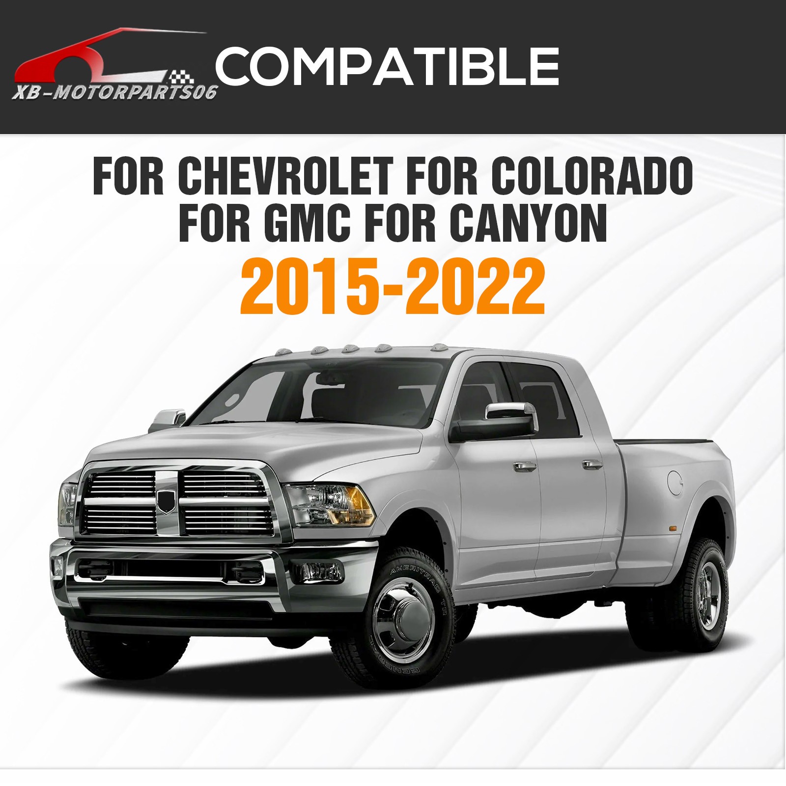 13.8'' Full-Size Rear Ladder Rack Back For 15-22 Colorado & Canyon w/ Bed Rails