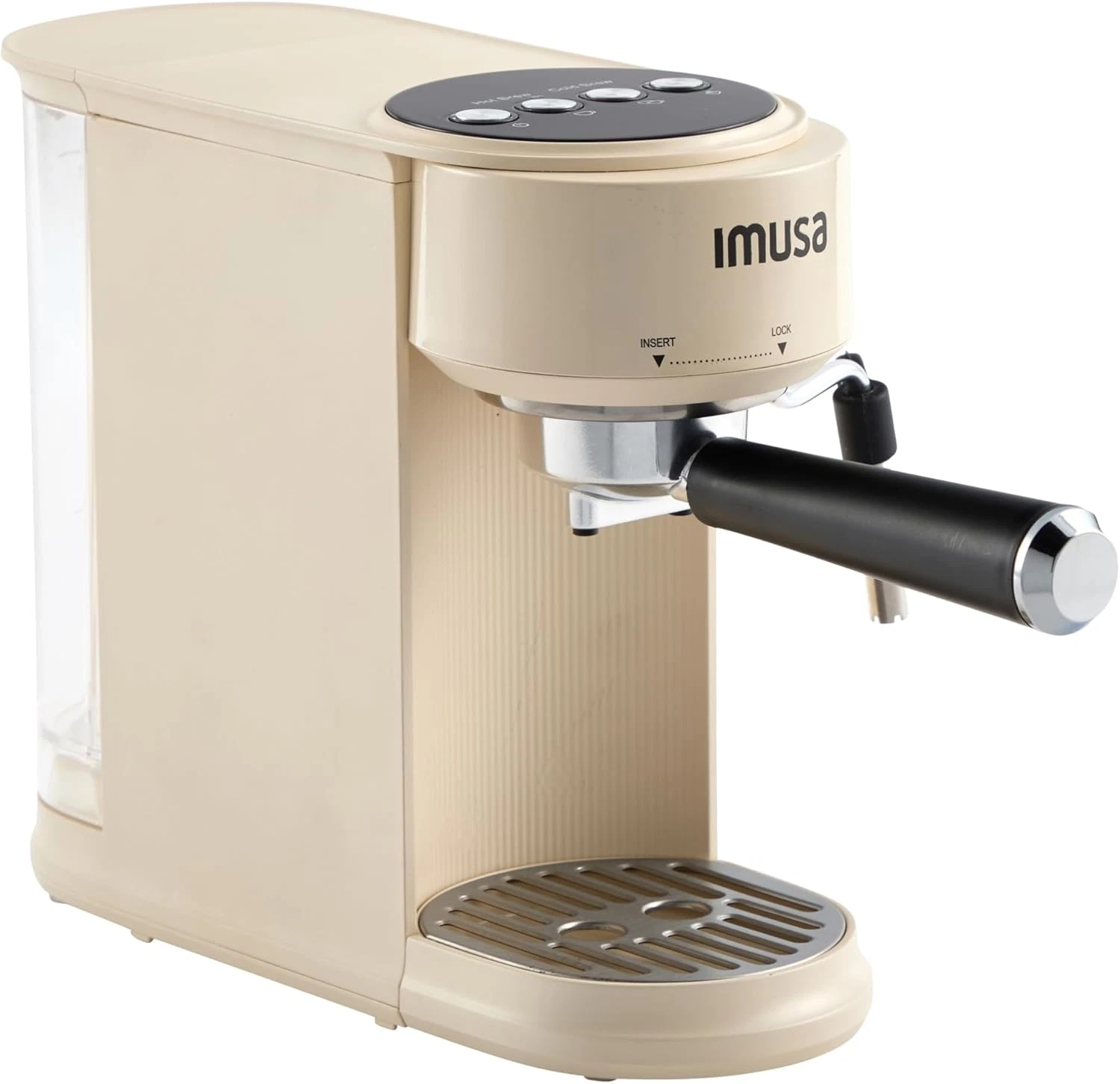 20 Bar Espresso Machine with Frother for Lattes & Cappuccinos, Matte Almond