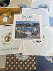The EAGLES - Lot Of 14 Vinyl 7” Records - Picture Sleeves & More!