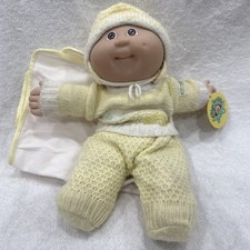 VTG Cabbage Patch Kids BABIES - Baby Power Scented Bald Beanie Blanket Tag