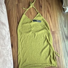 Fashion Nova beach cover XL Green dress