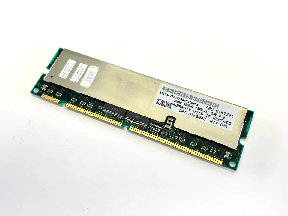IBM PC100-322-622R 256MB 100MHz 32Mx72 3.3V SE Server Memory Module - Image 3 of 4
