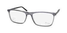 NEW JAGUAR 31524 EYEWEAR SQUARE MENS 56-17-145 GRAY PLASTIC 4717 FULL-RIM