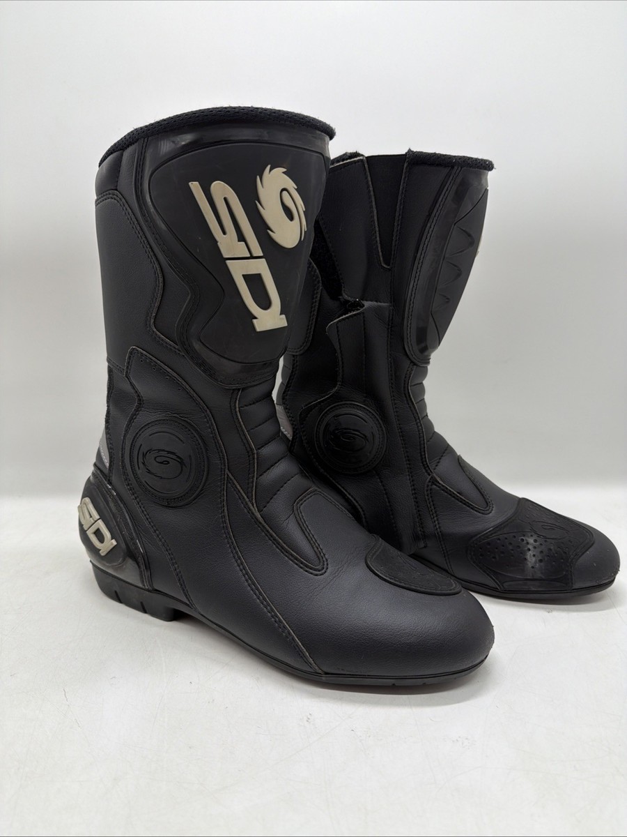 SIDI BLACK RAIN EVO Motorcycle Street Riding Boots MENS SIZE 10 SIDI BLACK RAIN EVO WATERPROOF MOTORCYCLE TOURING COMMUTING  main image 2