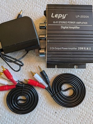 Lepy LP-2020A Class-D Hi-Fi Stereo Digital Amplifier 20W RMS   Tested
