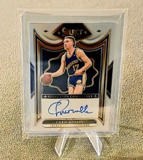 2025 Panini Select Basketball Chris Mullin SC-MUL Silver Prizm Auto 