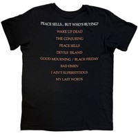 Megadeth Peace Sells Album T Shirt