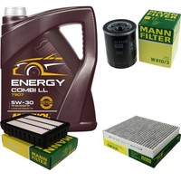 Mann Inspektionspaket 5L Mannol Energy 5W-30 FüR Mitsubishi ASX 2.0I 1.6 Mivec