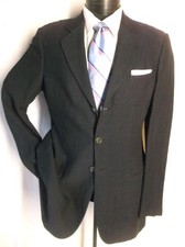 Giorgio Armani Black Label Navy Blue Pattern sport jacket 40 R Made in Italy