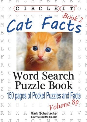Circle It, Cat Facts, Pocket Size, Book 2, Word Search, Puzzle Book - paperb...