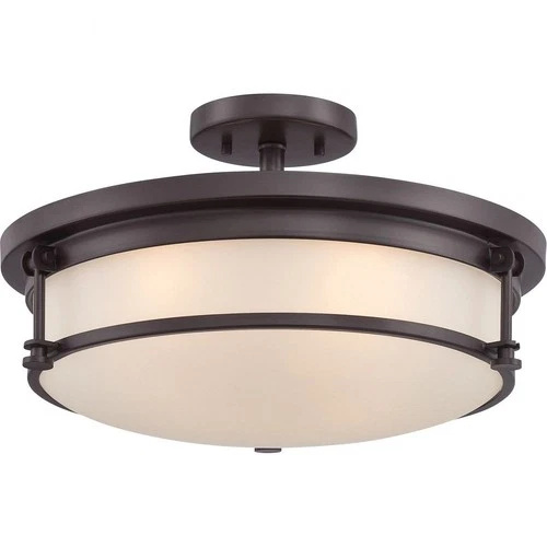 Sailor - 4 Light Semi-Flush Mount-Western Bronze Finish Semi-Flush Mount Quoizel - Picture 4 of 9