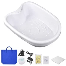 Yessources Home Ionic Detox Foot Basin Bath Tub Spa Cleanse Machine Relax Body