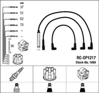 NGK ZüNdleitungssatz 1689 FüR Vectra Opel J89 T92 CC Astra Caravan F08 M08 F68