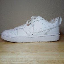 Nike Court Borough Low Recraft White Athletic Shoes US Size 5 Youth BQ5448-100