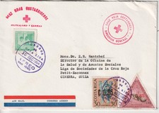 Costa Rica 1964  Red Cross cover to Red Cross Geneva