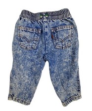 Little Levi s Orange Tab ACID WASH Denim Jeans Size 18 Months Vintage 90s