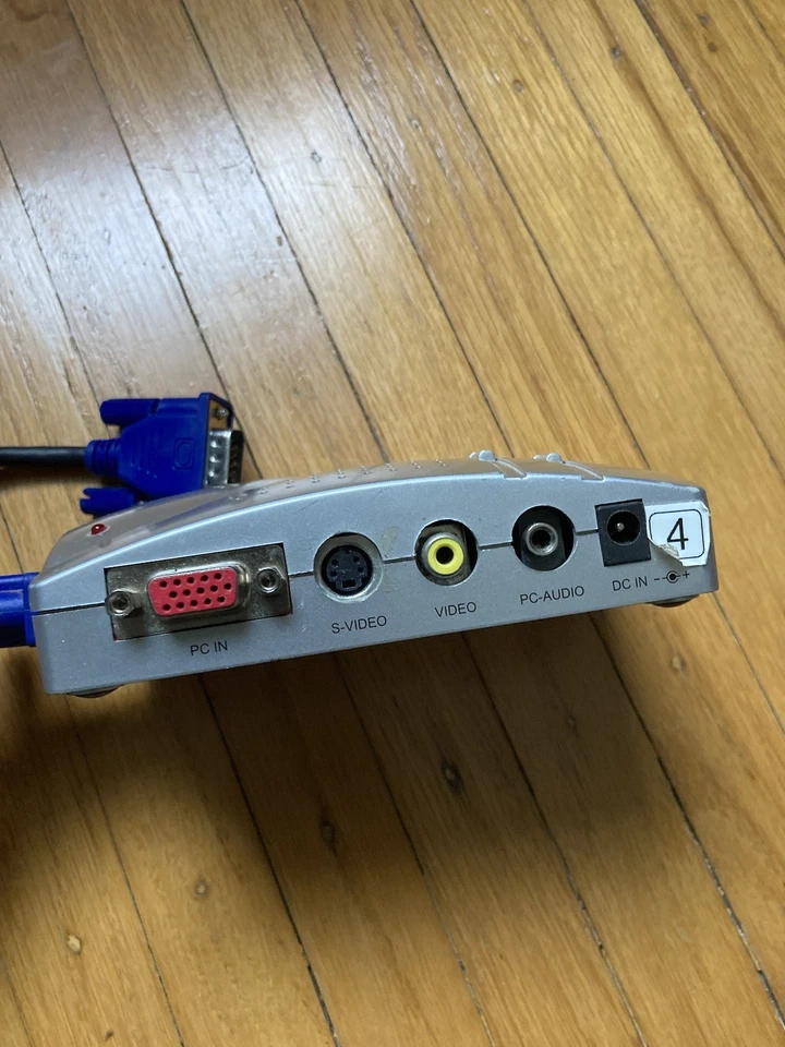 Retro PC Gaming A/V  Port Video Console Switch GrandTec GVC-1000 + PSU + Cord - Image 4 of 4