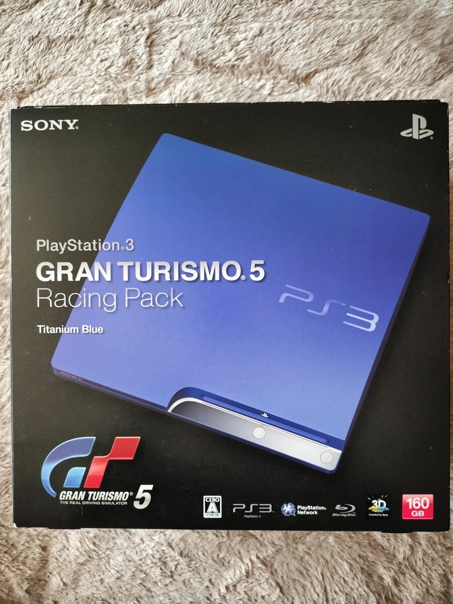 その他 PlayStation3 GRAN TURISMO5 Racing Pack SONY PS3 Gran Turismo 5 Racing Pack Titanium Blue CECH-2500A