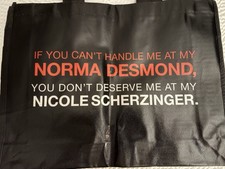 Sunset Blvd Musical Broadway TONY WINNER Nicole Scherzinger 1st Preview Tote Bag