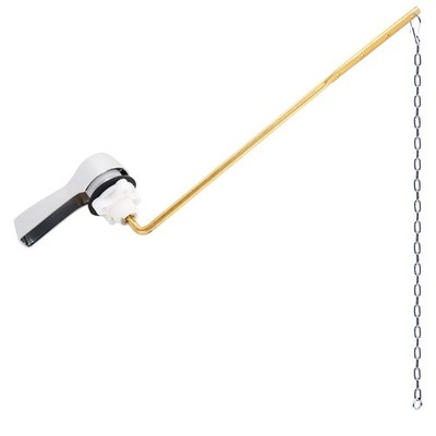 Hibbent Universal Metal Front Mount Toilet Handle Replacement Flush Tank Lever 