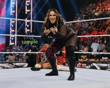 NIA JAX #2 REPRINT 8X10 PHOTO SIGNED AUTOGRAPHED MAN CAVE CHRISTMAS GIFT WWE