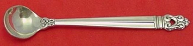 Cuchara de sal Royal Danish by International Master de plata esterlina personalizada 3 1/2" Foto 2 de 4