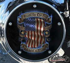 HARLEY DAVIDSON NARROW PROFILE DERBY COVER 2016+ TOURING ONLY PATRIOTIC