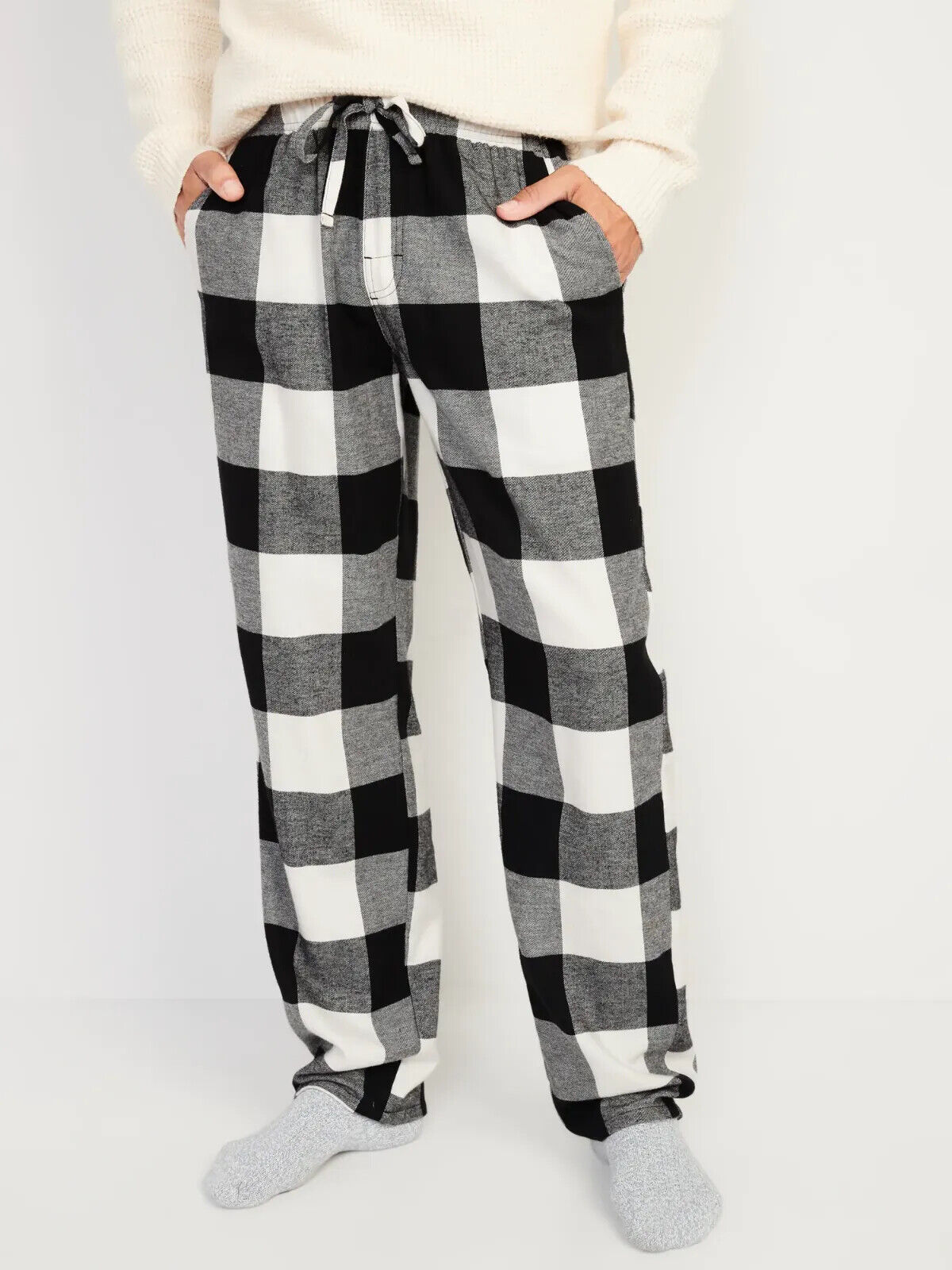 NWT Old Navy Черные фланелевые пижамные брюки в клетку Buffalo Sleep Lounge мужские размеры S, L, XL
