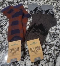 NWT- 2 Pair- Mens L Northeast Outfitters Men's Cozy Cabin Socks- Aleo Infused