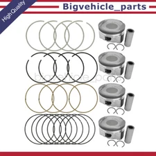 Pistons & Rings Kits For 07-13 Toyota Camry RAV4 Camry Scion tC Lexus 2.4 2AZFE