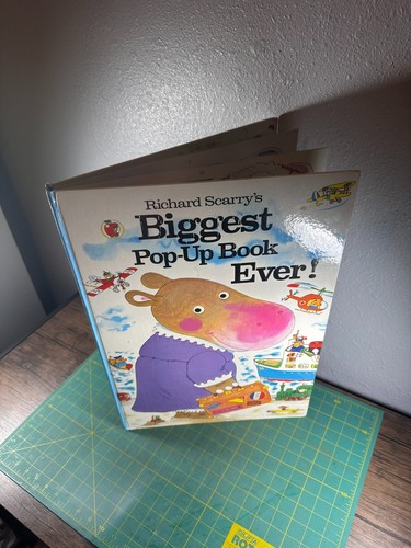 1998 Richard Scarrys größtes Pop-Up-Buch aller Zeiten 20" x 13,5" Hardcover - Bild 2 von 19