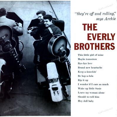The Everly Brothers - ''They're Off And Rolling,'' Says Archie GER LP 1982 '
