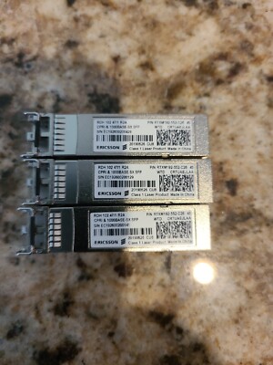 Ericsson RDH 102 47/1 R2A SFP Fiber Optical Transceiver Module Used CPRI 1000 SX