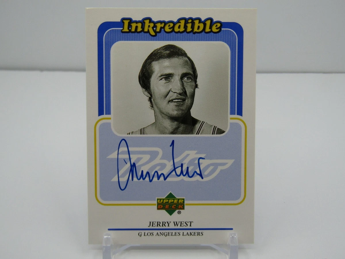 Upper Deck Jerry West Basketball Autographed Sports Trading Cards