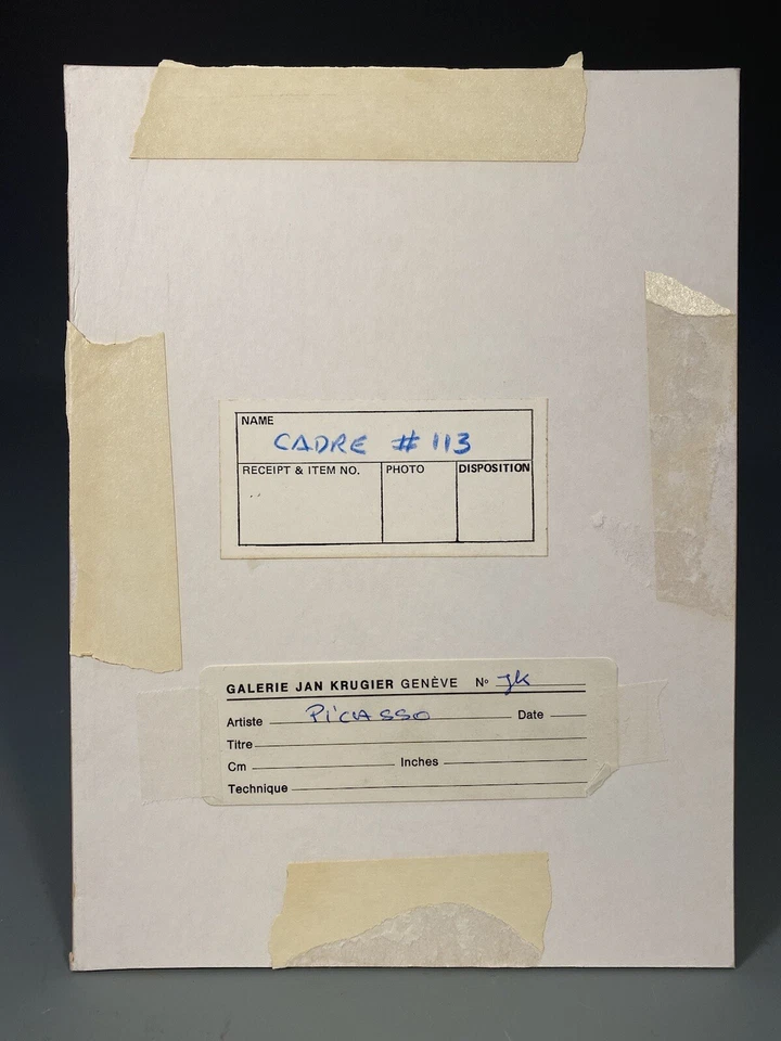 Pablo Picasso (1881-1973) Retrato de Maya Maia y su abuela lápiz sobre papel Foto 4 de 4