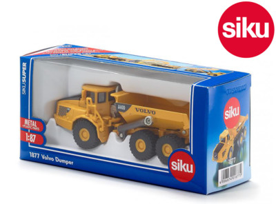 Siku 1877 Volvo A40D Articulated Dump Truck 3 Axle Tipping Bed Die
