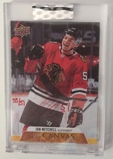 2020-21 Upper Deck Clear Cut #CC-IM Ian Mitchell 33/51 - Chicago Blackhawks