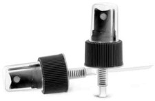 20-410 Black Ribbed Fine Mist Sprayers