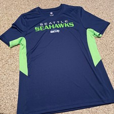 NFL Youth Size XL 18/20 Seattle Seahawks Blue Polyester T Shirt Hardly Worn