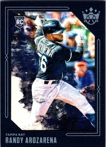2020 Panini Diamond Kings Randy Arozarena #120 Blue Framed Rookie 