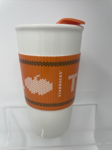 2016 Starbucks Fall Pumpkin Spice Latte ~ Team PSL Ceramic Travel Tumbler ~ NEW - Picture 5 of 11