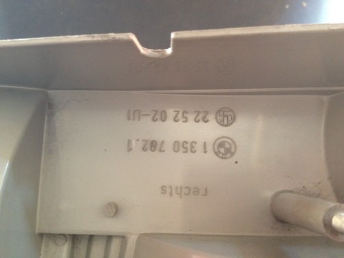 L167/   BMW E3 Rücklicht Rückleuchte Taillight Lampenträger 1350702.1 rechts - Bild 6 von 6