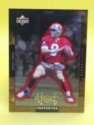 1996 Upper Deck HOT PROPERTIES GOLD #HT-8 Steve Young / Mark
