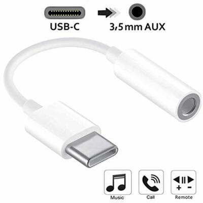 Huawei Audio AUX Headphone Jack Adapter Cable USB-C To